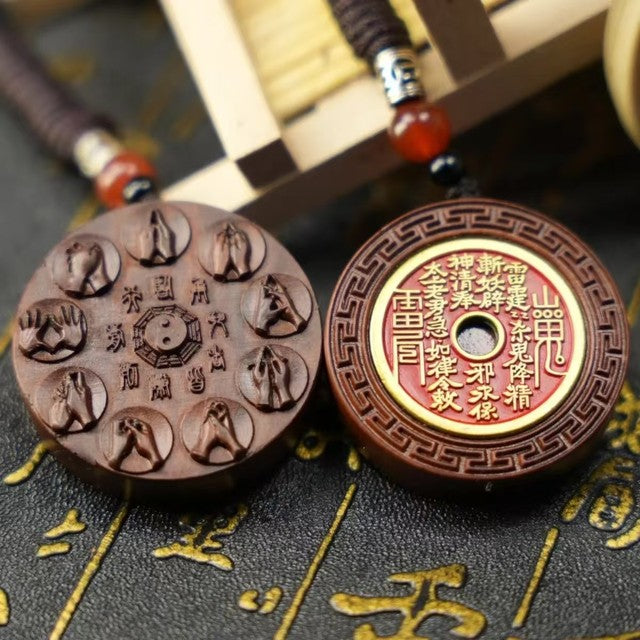Kuji-in Nine-Mantra Spinner Ring