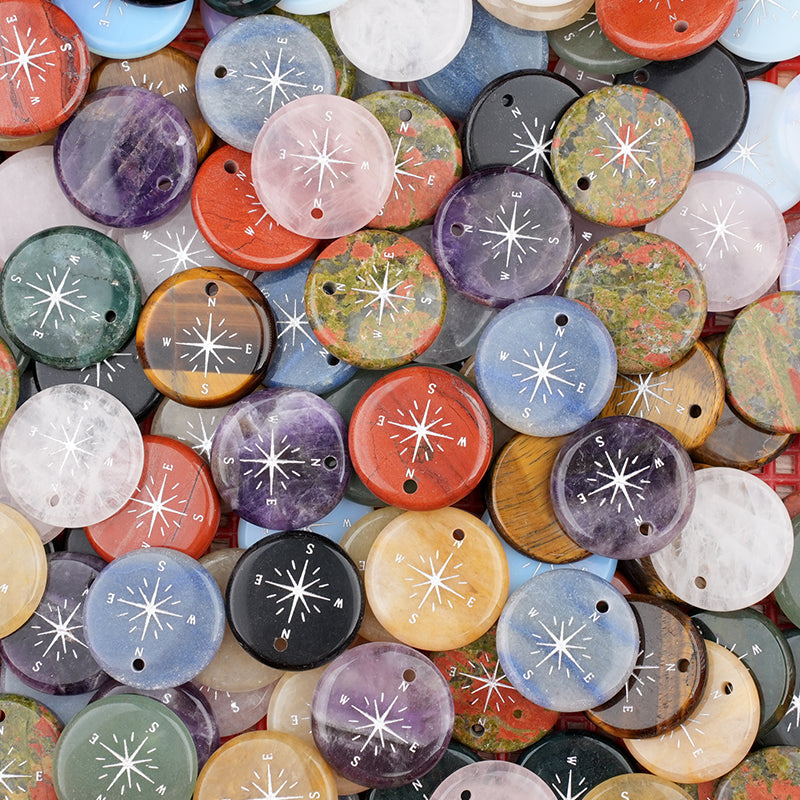 The Direction: Brass Compass Luo Pan Charm