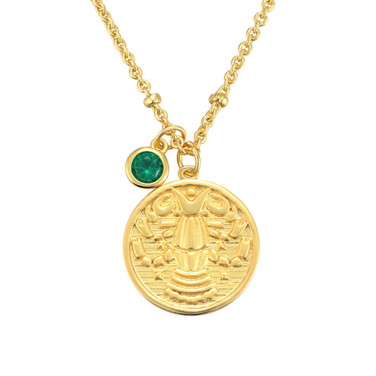 The Zodiac Spinner: 925 Sterling Silver Rotating Coin
